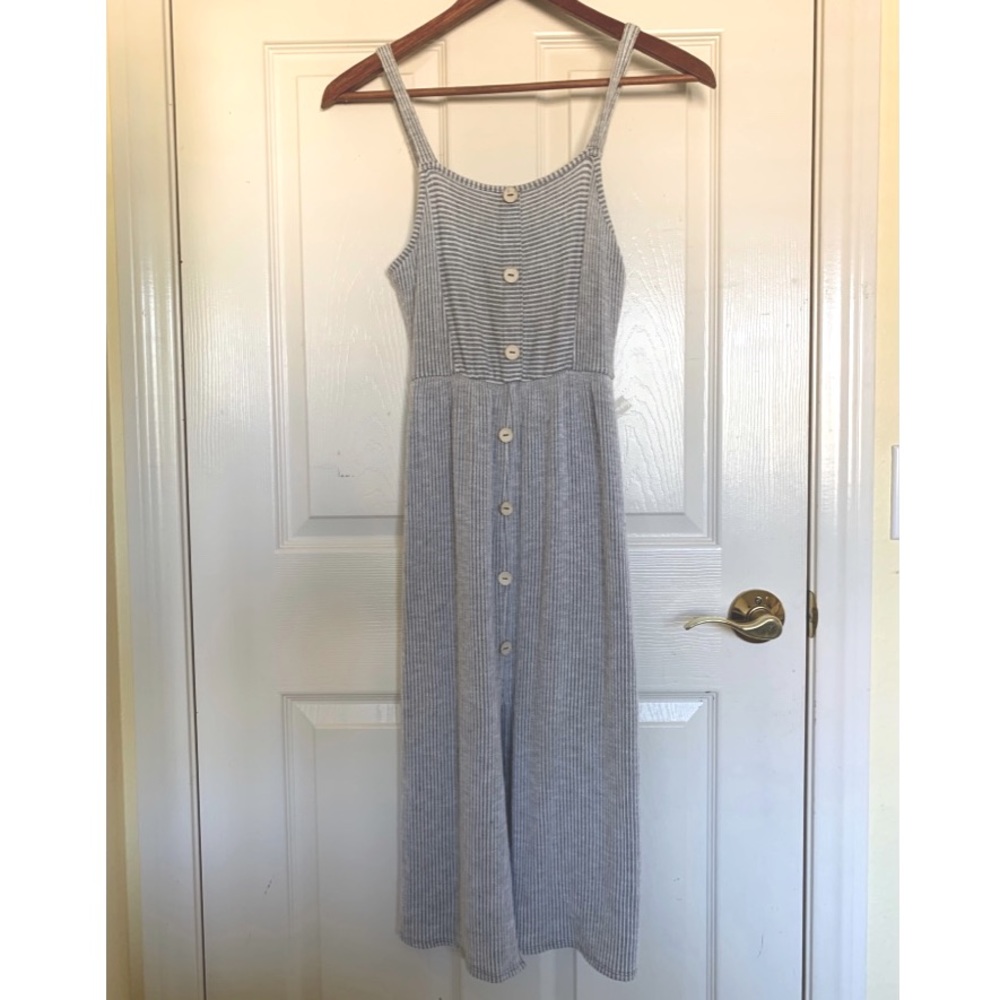 Striped Midi Dress | S